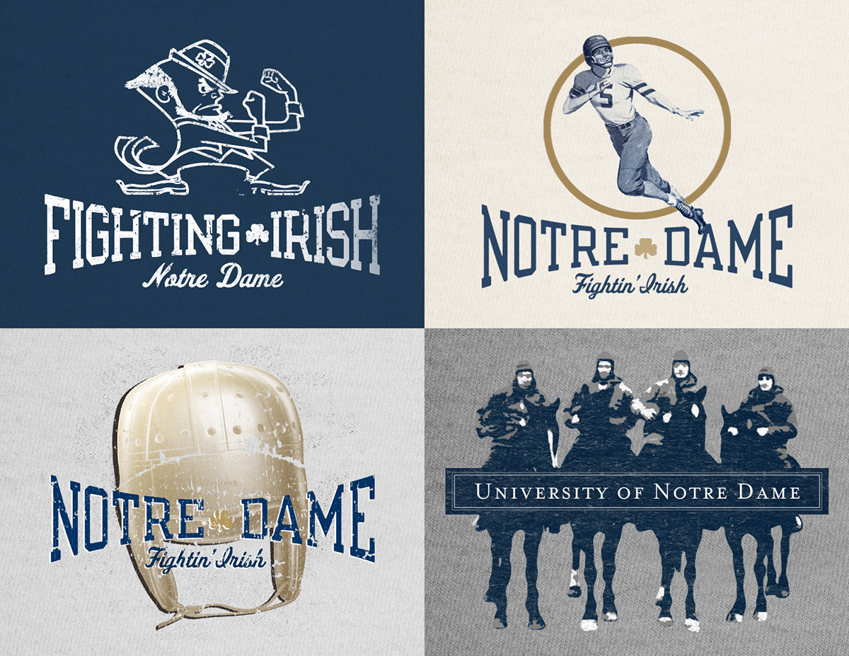 Sports Apparel Design Moonlight Graham Notre Dame