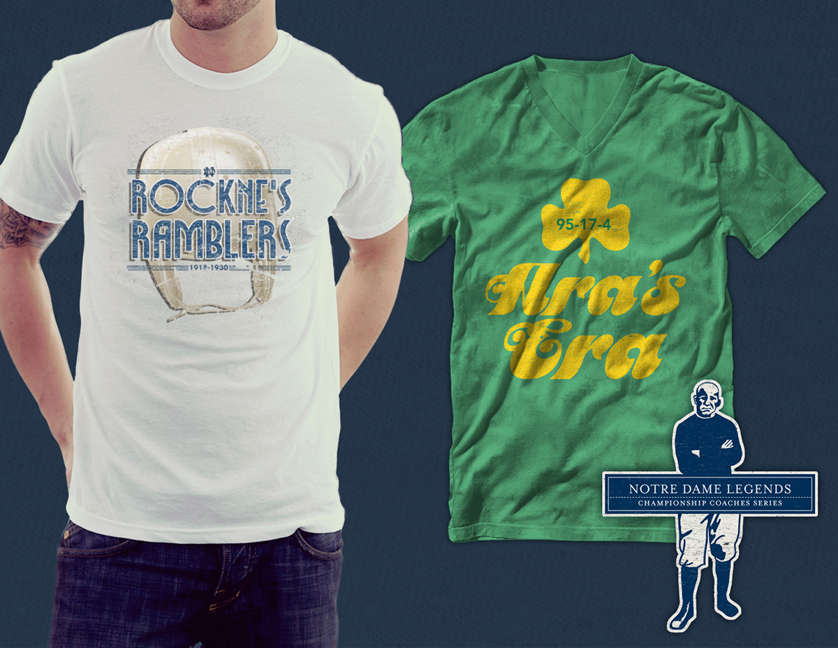 Sports Apparel Design Moonlight Graham Notre Dame