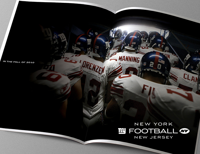 New York Giants Catalog Design