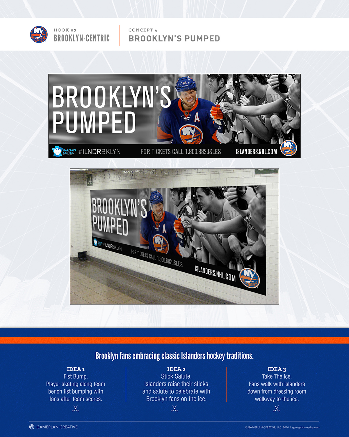 New York Islanders Pitch Boards Concepts