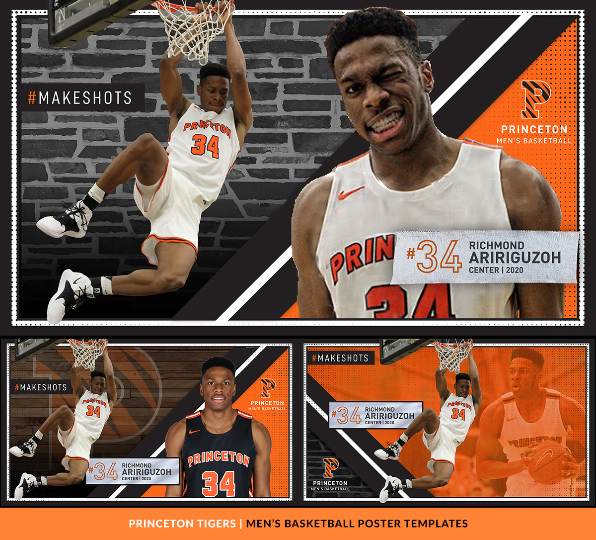 Princeton Tigers Athletic Brand Templates