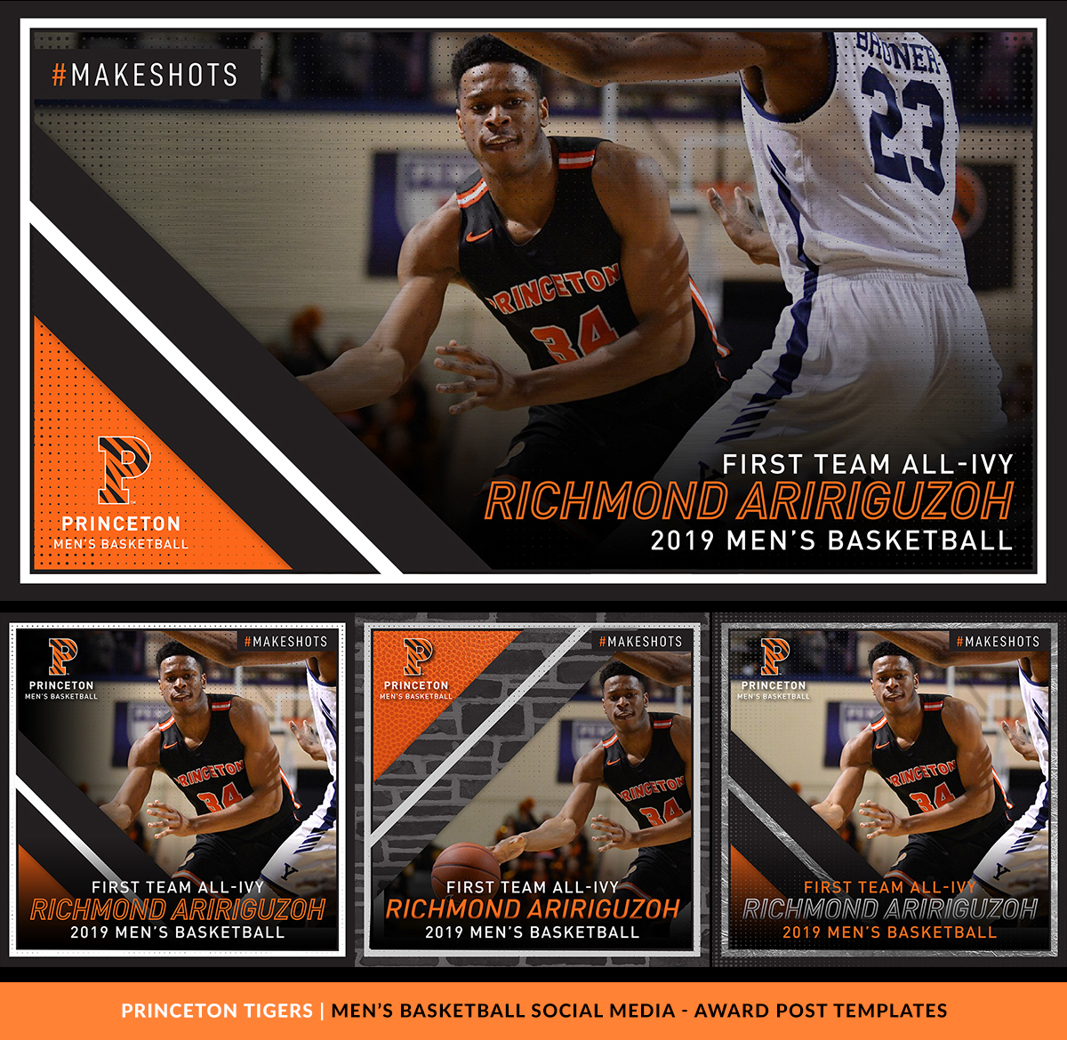 Princeton Tigers Athletic Brand Templates