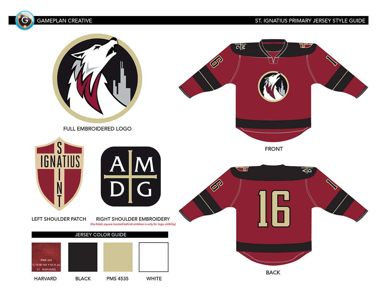 Saint Ignatius Hockey Jersey Design and Style Guide